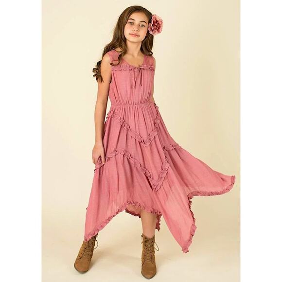 Joyfolie Mia Joy Madison Dress in Rose (12) - Picture 1 of 10